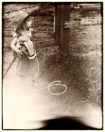 Littlest Cowgirl Large Format Film